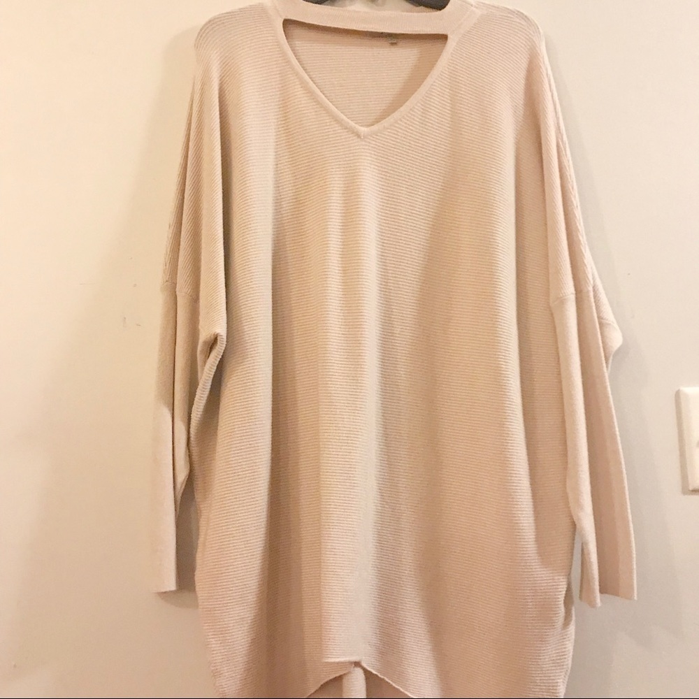 Oversized cream sweater